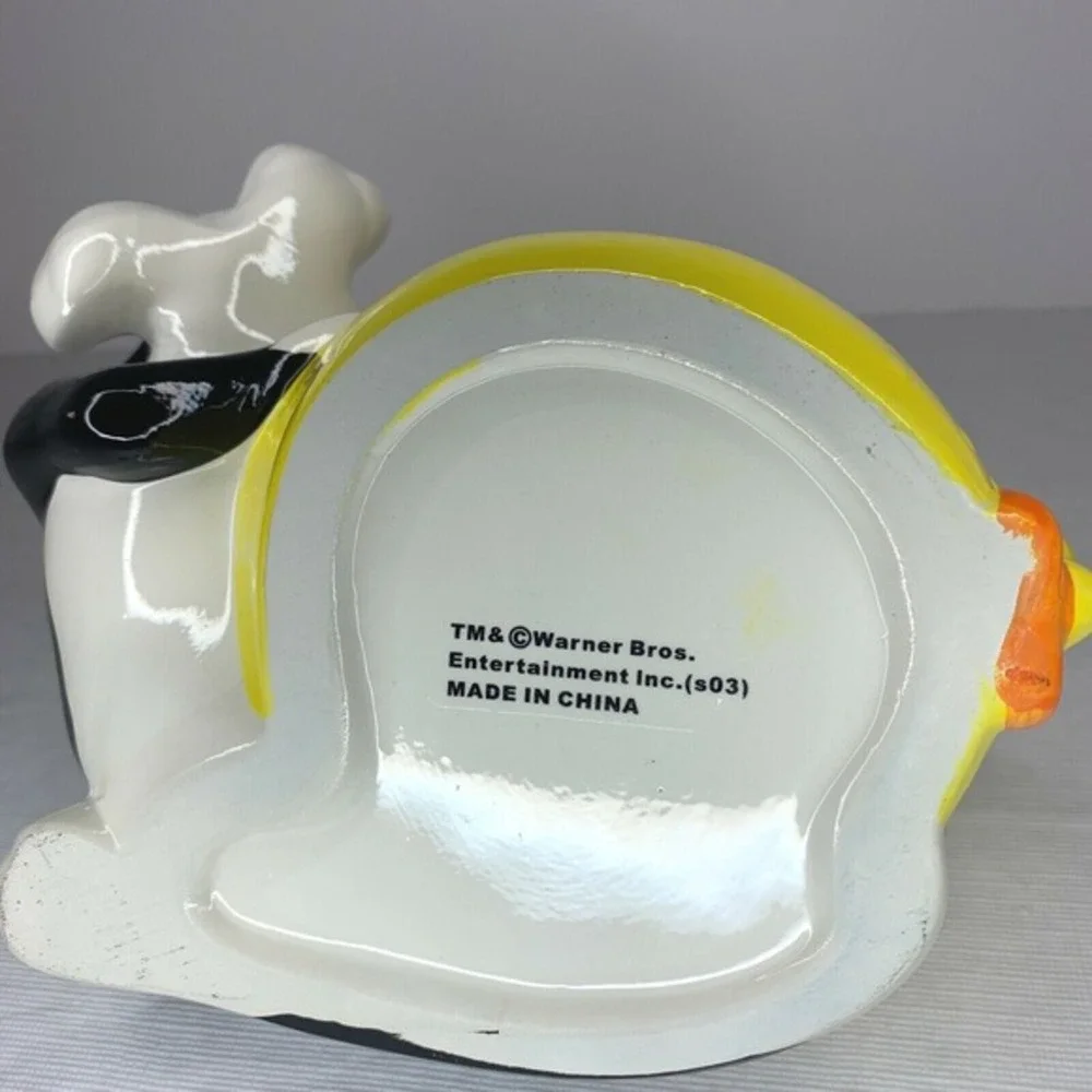 Sylvester the Cat and Tweety Bird Planter / Candy Dish Trade Mark Warner Bros‎